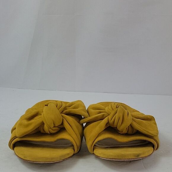 Tory Burch Annabelle Bow Top Mustard Women's Slide - Picture 8 of 14